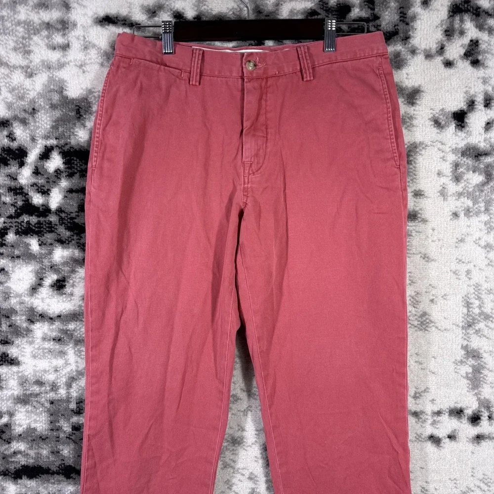 Polo Ralph Lauren Bedford Chino Pants Mens Size 32x30 Salmon Cotton Preppy Twill